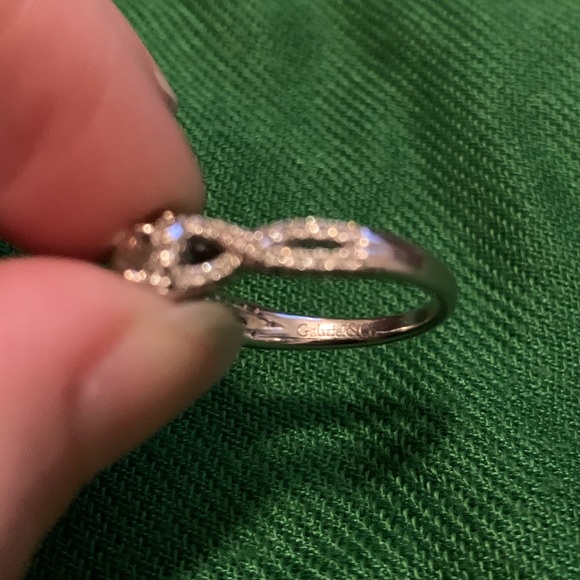 .38 Carat 14K White Gold Halo Engagement Ring - Picture 7 of 15